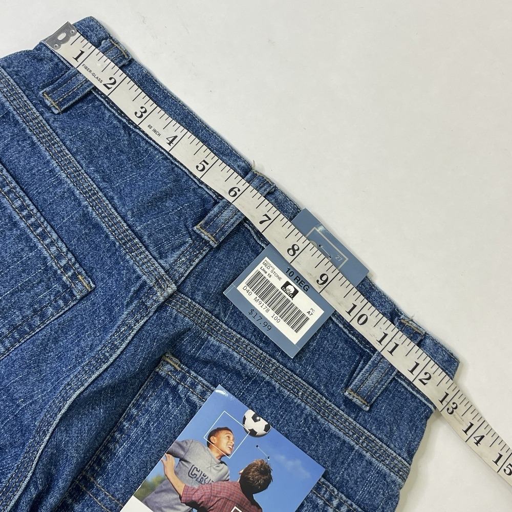 Lot of 2 Pairs of Boys Jeans Size 10 Carpenter Straight Leg Canyon River Blues - Picture 8 of 10